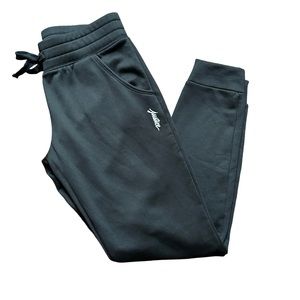 Justice Black fleece lined sweatpants Size S